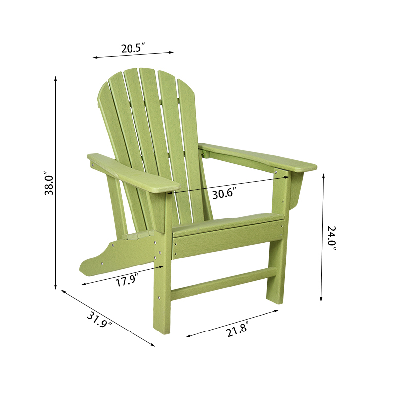 Högt ryggstöd Fix Adirondack stol