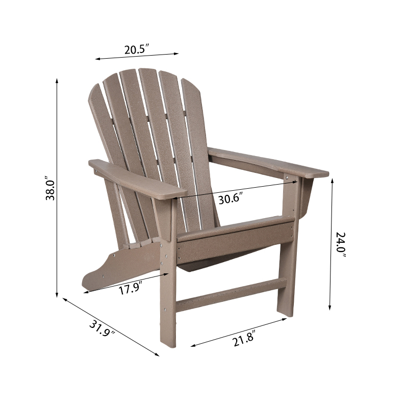 Högt ryggstöd Fix Adirondack stol